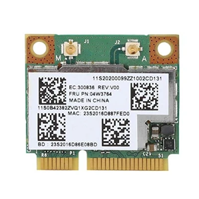 Immagine di Mini scheda di rete PCI E, chip BCM943228HMB originale, a doppia banda 802.11A / B/G per PC 04W3746 notebook B430 B490 B590 ecc