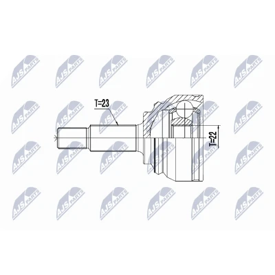 Immagine di NTY NPZ RE 055 Kit Giunto Omocinetico Assale anteriore Sx, Dx RENAULT: CLIO 3, Modus / Grand