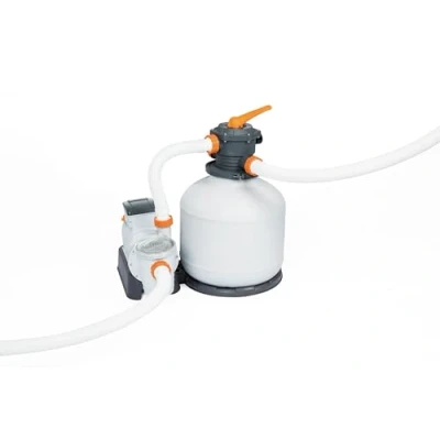 Immagine di Bestway 58486 2 Pompa Di Filtraggio A Sabbia Da 11.355 L/H, Multicolore