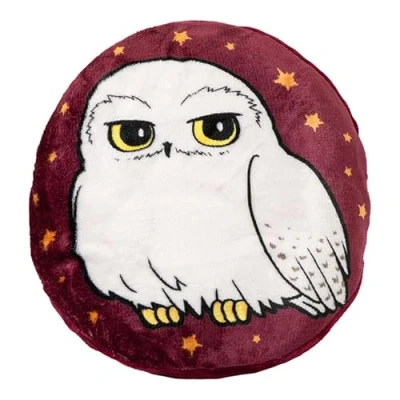 Immagine di Paladone Harry Potter Hedwig coperta con cuscino 2 in 1, licenza ufficiale, da viaggio di Potter, pieghevole, morbida e soffice, design compatto per soggiorno o camera letto
