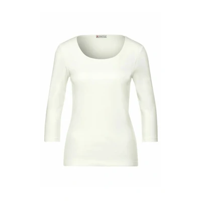 Immagine di T shirt manica lunga Street One Style Qr Pania Panna IT 40