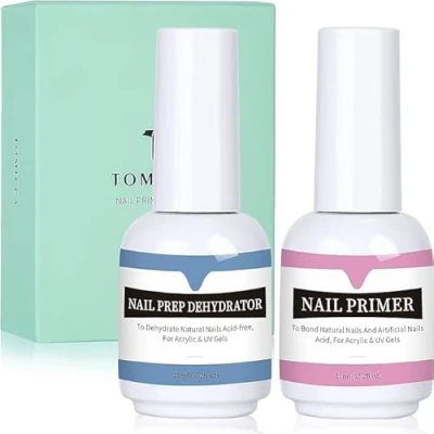Immagine di TOMICCA Disidratatore Per Unghie Professionale Naturale E Primer 0,5 Once / 15 Ml Asciugatura Rapida All&#039;aria Polvere Acrilica Smalto Gel UV Confezione Regalo in