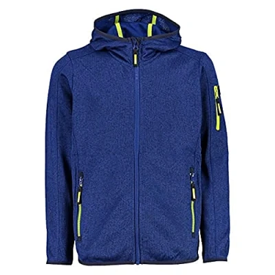 Immagine di CMP Giacca in Knit Tech da bambini con cappuccio fisso , Bluish Electric, 104