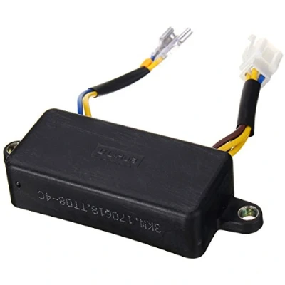 Immagine di Alamor Regolatore Automatico Di Tensione Avr Per Generatore Benzina Monofase 2 3Kw Nero