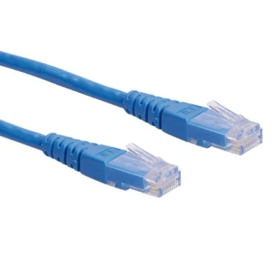 Immagine di Roline 21.15.1514 RJ45 cavo di rete, patch CAT 6 U/UTP 0.30 m Blu non schermato 1 pz.