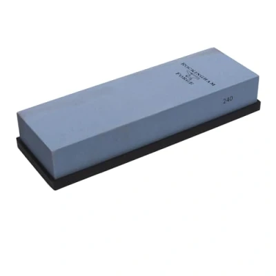 Immagine di Rockingham Forge SuperSharp Pro Pietra per affilare i coltelli, grana 240, extra larga, base antiscivolo, 18 x 8 3,5 cm, grossa