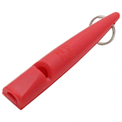 Immagine di acme Fischietto per Cani N. 211,5 Originale dall‘Inghilterra Ideale addestramento Materiale Resistente Frequenza Standard Suono Forte e ad Ampio Raggio (Rosso)