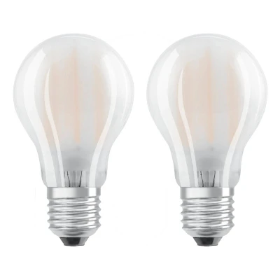 Immagine di OSRAM lampadina LED E27 4W bianco caldo in set 2x