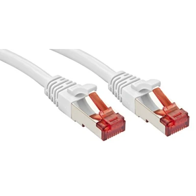 Immagine di LINDY 47796 RJ45 cavo di rete, patch CAT 6 S/FTP 5.00 m Bianco 1 pz.