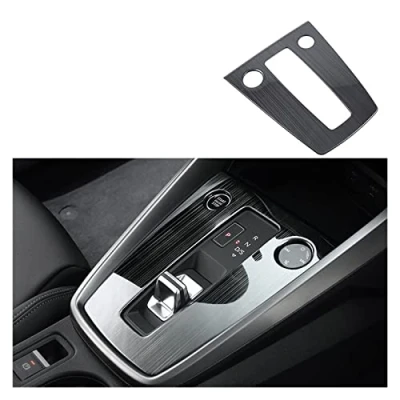 Immagine di BENSOI Console Centrale in Fibra di Carbonio Pannello del Cambio Decorazione Coperture Adesivi Trim Compatibile con Audi A3 8Y A3L Car Styling Accessori Interni (Color : B Model Black)