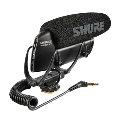 Immagine di Shure VP83 microfono a condensatore fucile da utilizzare con fotocamere DSLR e registratori audio portatili per acquisire dettagliato ad alta definizione, compatto