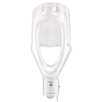 Immagine di Valera, Swiss Ionic Comfort 513.01, Casco Asciugacapelli per Volume e Tenuta, Ergonomico, con 3 Regolazioni di Temperatura, Funzione Aria Tiepida, Ionizzatore, Cavo 3m, Custodia, 600 W, Bianco