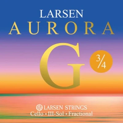 Immagine di LARSEN STRINGS Corde per violoncello Aurora G 3/4 Medio