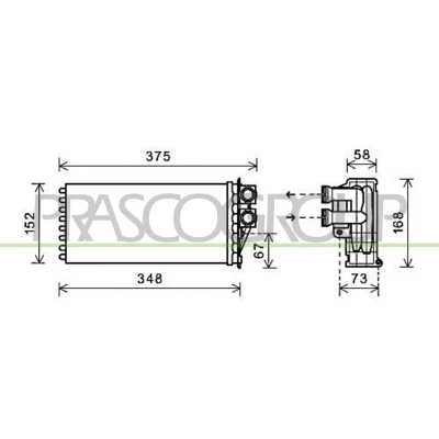 Immagine di PRASCO PG520H001 Radiatore Riscaldamento