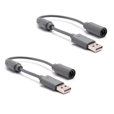 Immagine di Link e : 2 X Cavo Adattatore USB Compatibile con Controller Cablato Accessori su Console PC XBOX 360