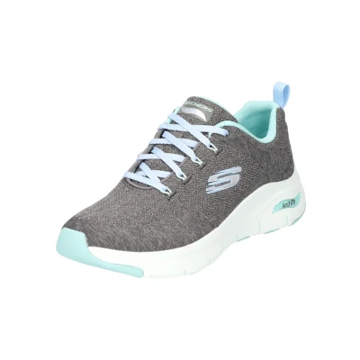 Immagine di Skechers Arch Fit Comfy Wave, Scarpe Donna, Charcoal Turquoise, 40 EU