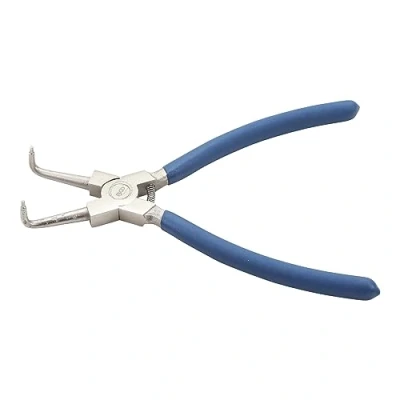 Immagine di BGS 650 4 pinza ad anelli elastici angolata per interni 225 mm seeger antiscivolo