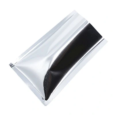 Immagine di WACCOMT Pack 200 Pezzi Mylar Apertura Superiore Sigillabili Sacchetti Sottovuoto per Alimenti con Tacca a Strappo (argento, 5 x 7 cm (1,9 2,7 pollici)
