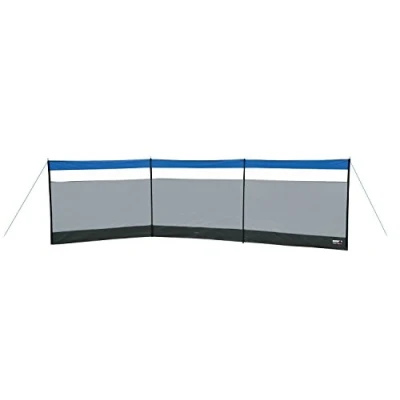 Immagine di High Peak Mistral, Protezione dal Vento Unisex Adulto, Grigio/Grigio Scuro/Blu, 500 x 140 cm