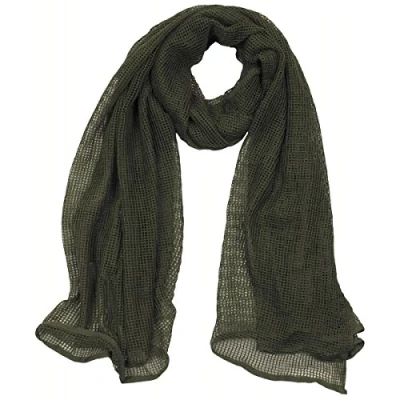 Immagine di MFH Sciarpa a rete, scialle, foulard, copricapo, dimensioni: 190 x 90 cm, mimetica, disponibile in diversi colori, oliva