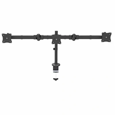 Immagine di StarTech.com Braccio per triplo monitor VESA fino a 27&quot;, Supporto scrivania ergonomico, Staffa articolata regolabile in altezza, Inclinazione/Rotazione dello schermo (ARMTRIO)