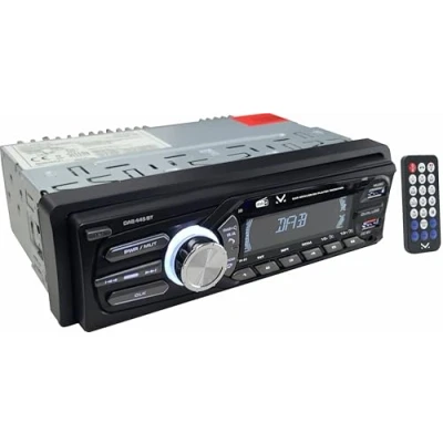 Immagine di Majestic DAB 445 BT Autoradio RDS FM stereo/DAB+ PLL, Bluetooth, Doppio USB, Ingressi SD/AUX IN, Frontalino estraibile, Telecomando, 180W (45W x 4ch), Nero