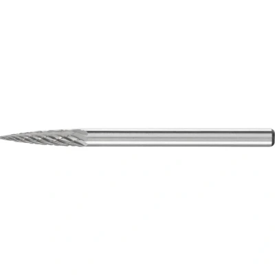 Immagine di PFERD 21222683 Punta fresatrice Metallo temprato Archivio ovale Lunghezza 43 mm Dimensione, Ø 3 operativa 13 Diametro albero 1 pezzo