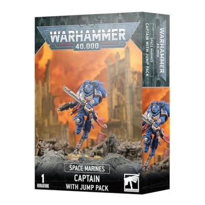 Immagine di Games Workshop Warhammer 40.000 Space Marines: Capitano con Jump Pack (Edizione 2023)