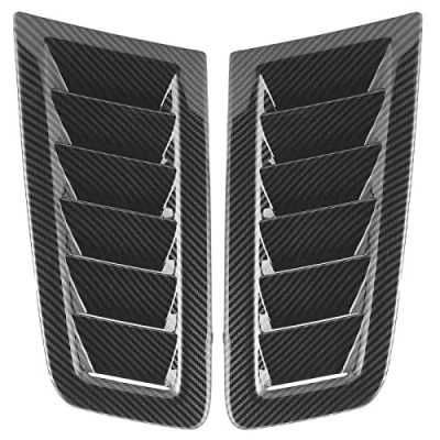 Immagine di Akozon Kit presa d&#039;aria cofano auto Prese Cappe Copertura del per Focus RS MK2 Style(Fibra di carbonio)