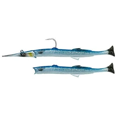 Immagine di Savage Gear 3D Needlefish Pulsetail 23cm 55g Sinking Blue (2+1pcs) Esche artificiali per mare