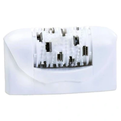 Immagine di Anakel Home Testa Depilatrice 81465100 Compatibile con Braun Silkepil 1, 3 e 5 Tipo 5316, 5320, 5395, 5396 20 Pinzette, Colore Bianco