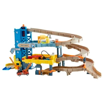 Immagine di Matchbox Garage a 4 Livelli, Playset con Veicolo Incluso, Giocattolo per Bambini 3+ Anni, Multicolore, CJM67