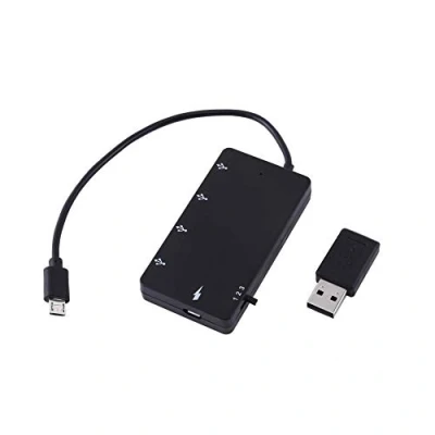 Immagine di A sixx Adattatore di estensione Tastiera Micro USB Hub OTG, Cavo Ricarica OTG HUB, PC per Smartphone Computer Tablet