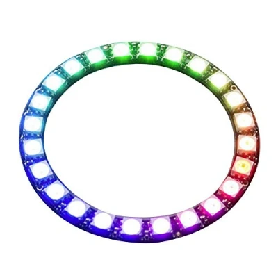 Immagine di YWBL WH Lampada ad Anello a LED RGB, RGB 24 X WS2812 5050 anulare bit, 5V