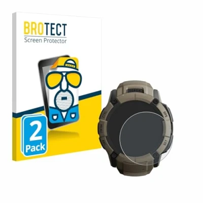 Immagine di brotect Pellicola Protettiva Opaca per Garmin Instinct 2X Solar Tactical Edition Anti Riflesso (2 Pezzi)
