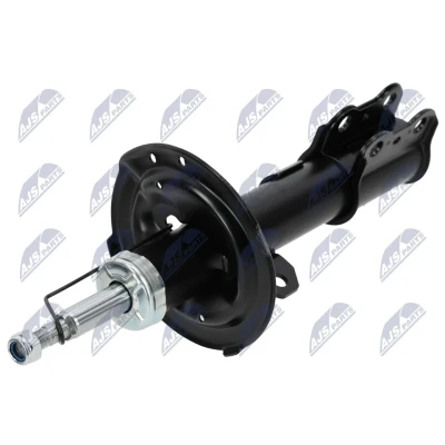 Immagine di NTY A TY 067 Ammortizzatore Assale anteriore Dx pressione del gas doppio tubo tipo McPherson Spina superiore, Collare inferiore