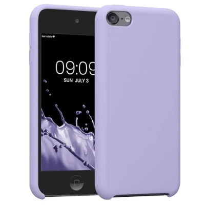 Immagine di kwmobile Back Cover compatibile con Apple iPod Touch 6G / 7G (6a e 7a generazione) Soft Case gommata in morbido silicone TPU lavanda
