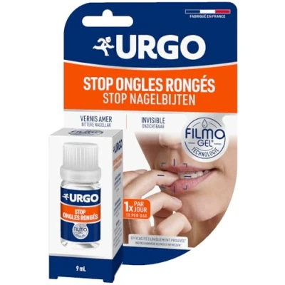 Immagine di Urgo Smalto per unghie rotonde Molto amaro, invisibile Ristruttura e rinforza Da 3 anni, 9 ml danneggiato, rinforzo, trasparente, soluzione