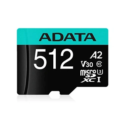 Immagine di ADATA Scheda di Memoria Premier PRO microSDXC/SDHC UHS I U3 Class 10(V30S), Nero