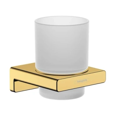 Immagine di hansgrohe AddStoris Porta spazzolini, oro lucido, 41749990