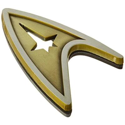 Immagine di Star Trek Beyond Replica 1/1 Magnetic Starfleet Command Division Badge Quantum Mechanix Replicas
