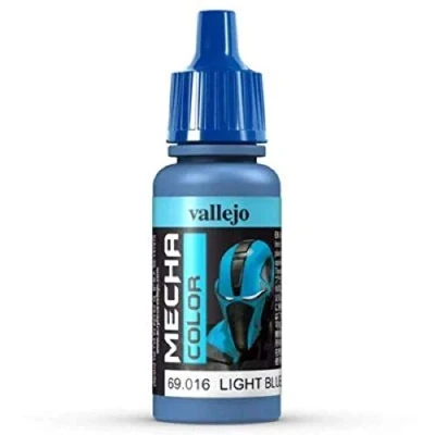 Immagine di Vallejo Mecha Color Colore Acrilico a Base d&#039;Acqua per Aerografo, 17 ml, Blu (Light Blue)