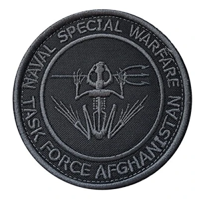 Immagine di ACU Subdued US Navy Seals NSW Task Force Afghanistan DEVGRU Frog Embroidered Hook Patch