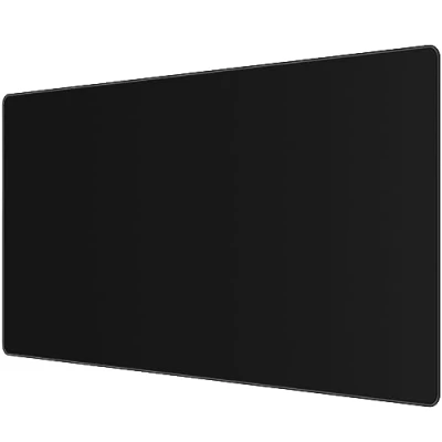 Immagine di Anpollo Tappetino Mouse Gaming Grande XL, 900x400x3mm Pad, per da Gioco, Resistente All&#039;acqua con Superficie Liscia, Base in Gomma Antiscivolo, Bordi Cuciti Tastiera Nero