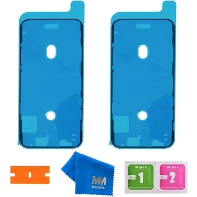 Immagine di MMOBIEL 2X Adesivo Impermeabile pretagliato Compatibile con iPhone 11 PRO 5.8 inch Nero per Il Telaio del Display LCD incl. Kit di Strumenti