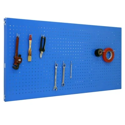 Immagine di SimonRack Pannello Portautensili in Metallo, Pannelli per attrezzi, Include 8 Ganci, 900x400 mm, Blu Simonwork
