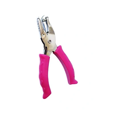 Immagine di Perforatore a Pinza Singolo Foro, Bucatrice per Fare Cerchi, Perfetta da Utilizzare Casa, in Ufficio e Scuola (1, Fucsia, 6mm)