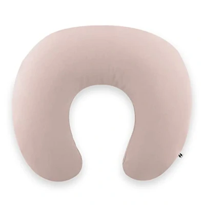 Immagine di hauck Cuscino Allattamento Nurse N Feed per in Microperle, OEKO TEX® STANDARD 100, Cotone, Consistenza Regolabile Borsa Inclusa, Lavabile Rosa