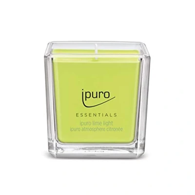 Immagine di ipuro Essentials Lime Light Candela profumata trasparente, 125 ml