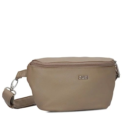 Immagine di marsupio da donna Mademoiselle MH4, 25 cm, 1 litro, in finta pelle di alta qualità, impermeabile, 3 1, comoda tasca sul petto, e marsupio, Hazel., casual